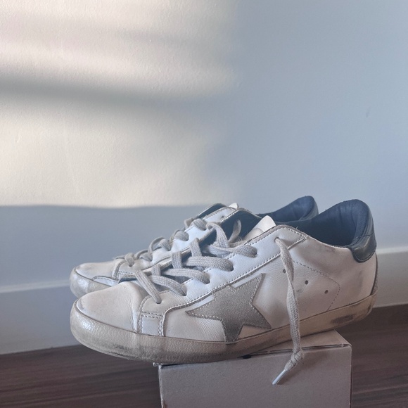 Golden Goose Shoes - Authentic Golden Goode Super Star Classic  With Suede Spur